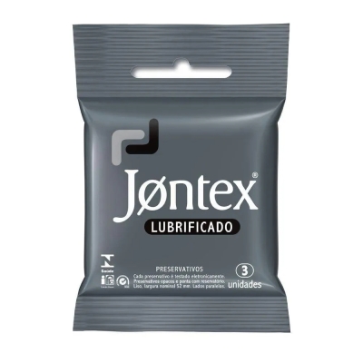 Preservativo Jontex Lubrificado 3 Unidades