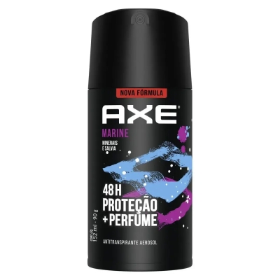Desodorante Antitranspirante Spray Axe Marine Masculino 48h 152ml