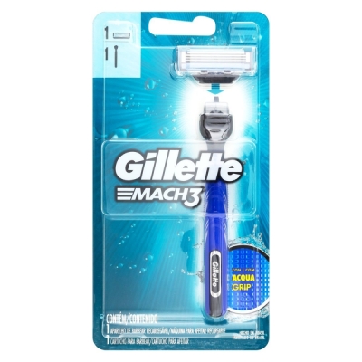 Apar barba gillette mach 3 regular acqua grip 