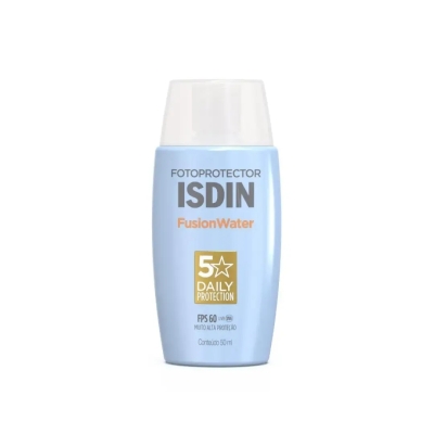 Protetor Solar Facial Isdin Fusion Water FPS 60 50ml
