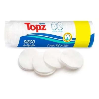 Discos de Algodão Topz 100 Unidades
