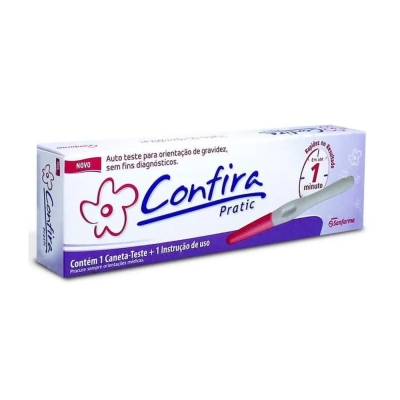 Teste De Gravidez Confira Pratic 1 Unidade