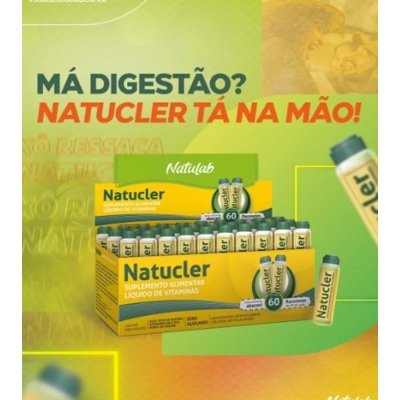 Natucler Sabor Abacaxi Zero Açúcar 1 Flaconete de 10ml Natulab
