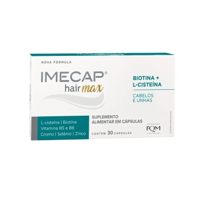 Suplemento Alimentar Imecap Hair Max 30 Cápsulas