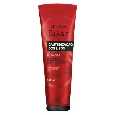 Shampoo Eudora Si&agrave;ge Cauterização dos Lisos 250ml