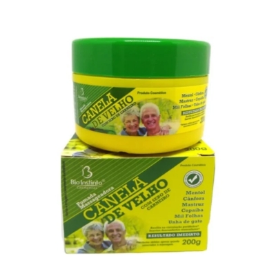 Pomada Massageadora com Sebo de Carneiro Bio Instinto Canela de Velho pote 240g