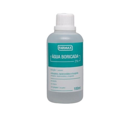 Agua boricada 3% 100ml farmax