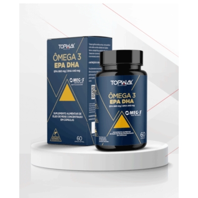 Topway Ômega 3 EPA DHA 60 Cápsulas 
