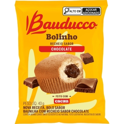 Bolinho Bauducco Baunilha com Chocolate 40g