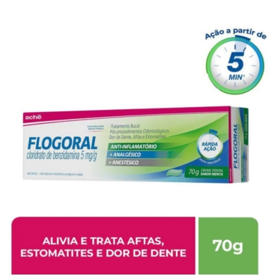 Cd flogoral menta 70g 
