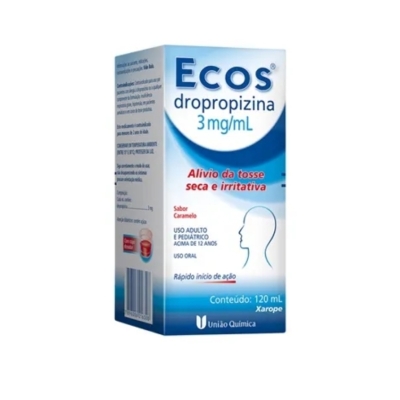 Ecos Dropropizina 3mg/ml Xarope Sabor Caramelo 120ml