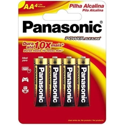 Pilha panasonic alc aa 4 un pequena