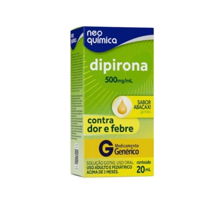 Dipirona sod gts 20ml g.neo quimica abacaxi