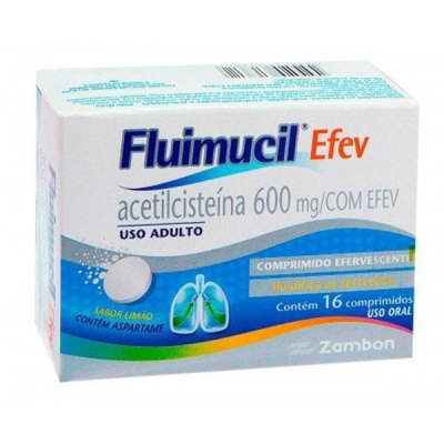 Fluimucil 600mg 16 cpr efev