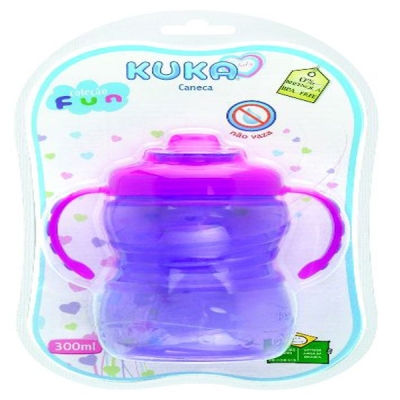 Caneca kuka fun antivaz girl 6152 300ml