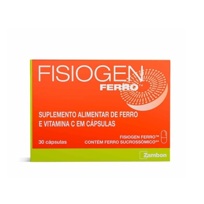 Suplemento Alimenta Fisiogen Ferro 30 Cápsulas 