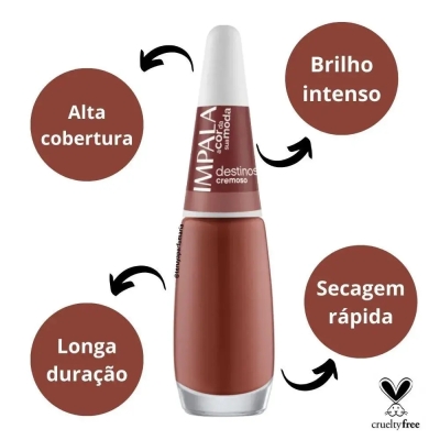 Esmalte Impala A Cor Da Moda Cremoso Destinos 7,5ml 