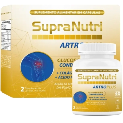 Suplemento Alimentar SupraNutri ArtroPlus 60 Cápsulas