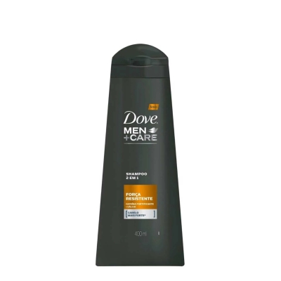 Shampoo Dove Men+Care 2 em 1 Força Resistente 400ml
