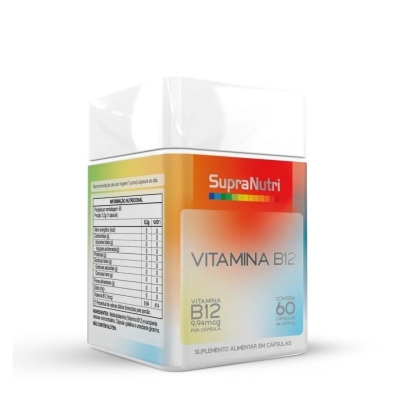 SupraNutri Vitamina B12 60 Cápsulas