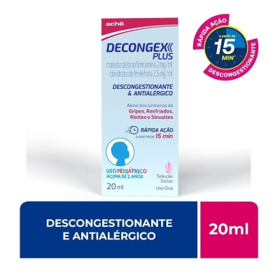 Decongex Plus Pediátrico Gotas 20ml