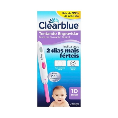 Teste de Ovulação Digital Clearblue 10 Unidades