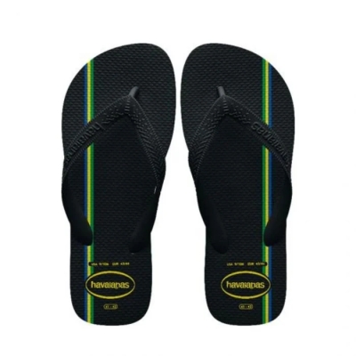 Sandália Havaianas Brasil Vibes Preta 41/42 Básico