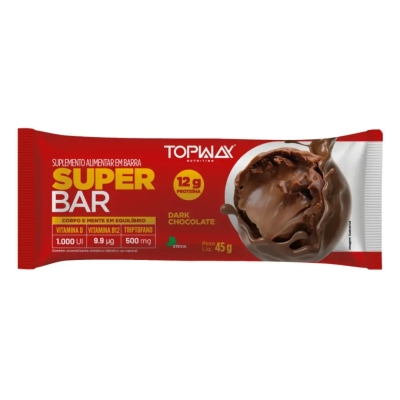 Barra de Proteína Topway Super Bar Dark Chocolate 45g
