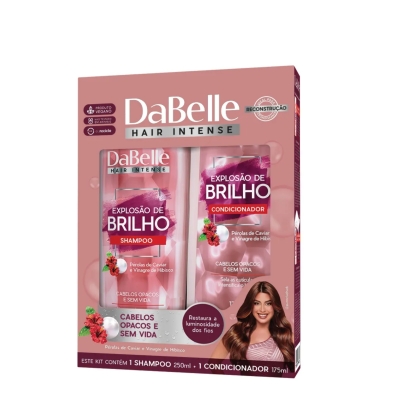 Kit Dabelle Explosão de Brilho Shampoo 250ml + Condicionador 175ml