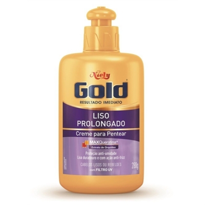 Cr pentear niely gold liso prolong 280g