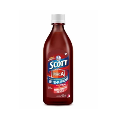 Polivitamínico Scott Sabor Morango 400ml