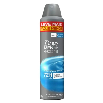 Desodorante Antitranspirante Aerosol Dove Men +Care Proteção Total 72h 250ml