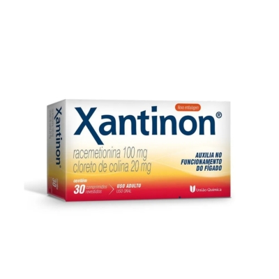 Xantinon Racemetionina 100mg + Colina 20mg 30 Comprimidos