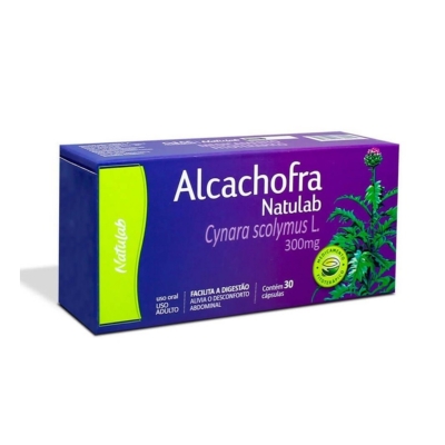 Alcachofra 300mg 30 Comprimidos Natulab