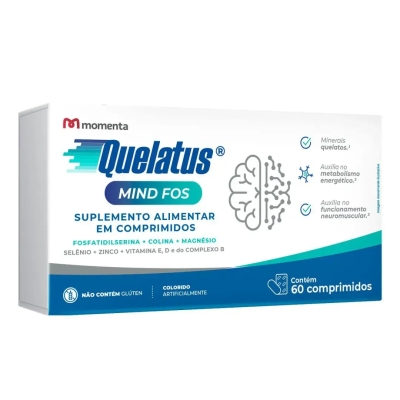Suplemento Alimentar Quelatus Mind Fos 60 Comprimidos