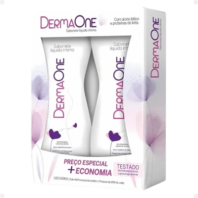Kit Sabonete Líquido Íntimo Dermaone com 2 Unidades de 200ml