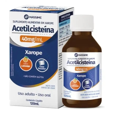 Acetilcisteina Xarope Infantil 120ml Massime