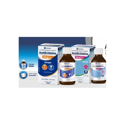 Acetilcisteina Xarope Infantil 120ml Massime