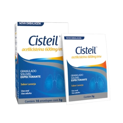 Cisteil 600mg 16 saches geolab