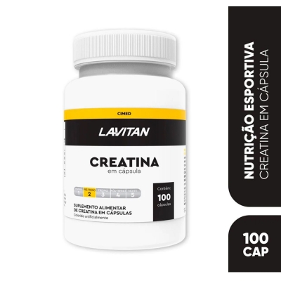 Lavitan Creatina 100 Cápsulas Cimed