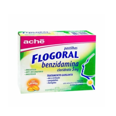 Flogoral past 12 un laranja 