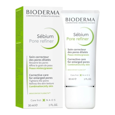 Sérum Corretor de Poros Facial Bioderma Sébium Pore Refiner com 30ml