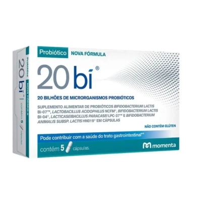 Probiótico 20 bi - 5 Cápsulas