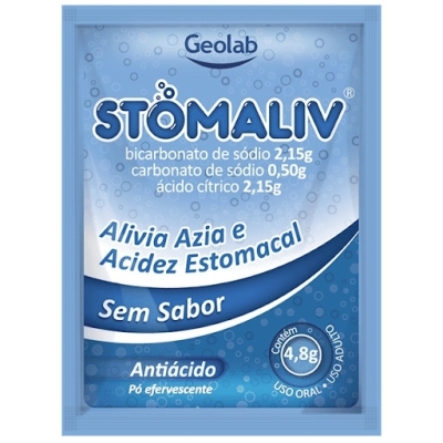 Antiácido Stomaliv Efervescente Sem Sabor Envelope 5g - 1 Unidade