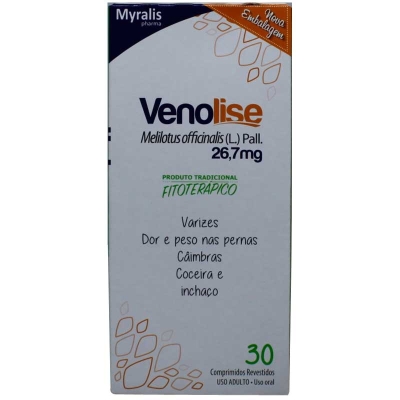 Venolise Cumarina 4,8mg 30 Comprimidos