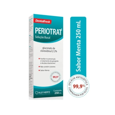Solução Antisséptica Bucal Periotrat Menta 250ml
