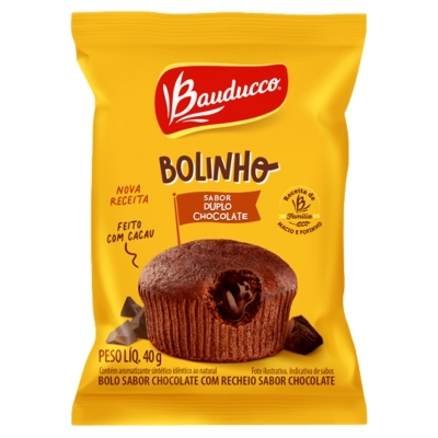 Bolinho Bauduco Duplo Chocolate 40g 