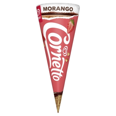 Sorvete Morango Kibon Cornetto 65g