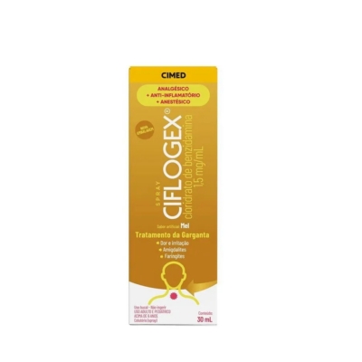 Spray para Garganta Ciflogex Sabor Mel 30ml
