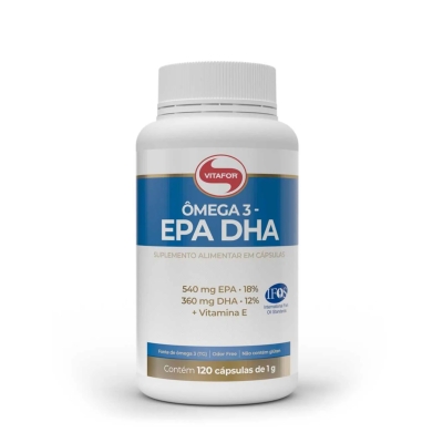 Ômega 3 EPA DHA Vitafor 120 cápsulas